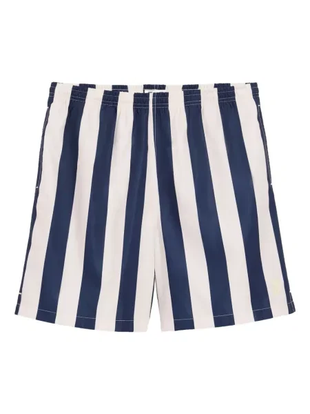 Slip de baie Ami Paris cu dungi albastru