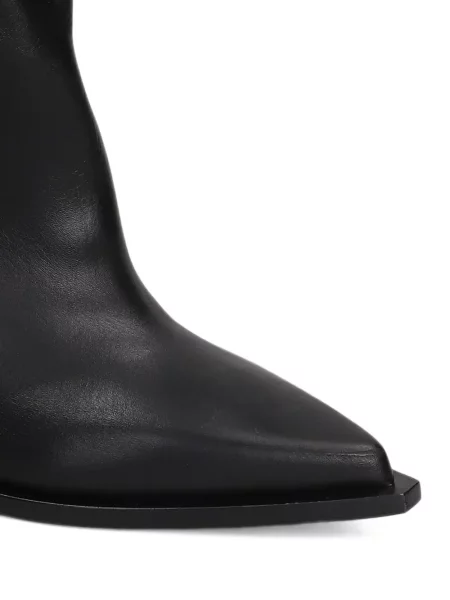 Botine Elena Iachi din piele negru