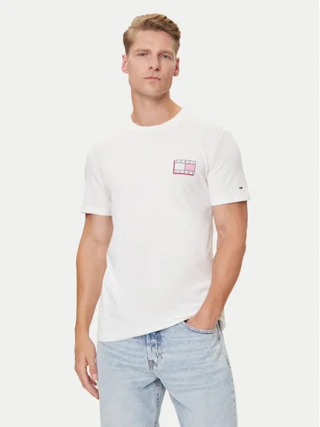 Тениска Tommy Jeans бяло