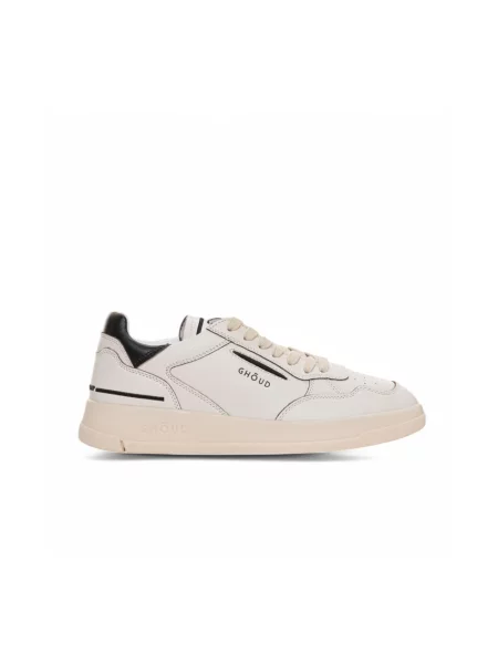 Sneakersy Ghoud skórzane białe