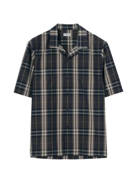 Cămașă Burberry în carouri albastru