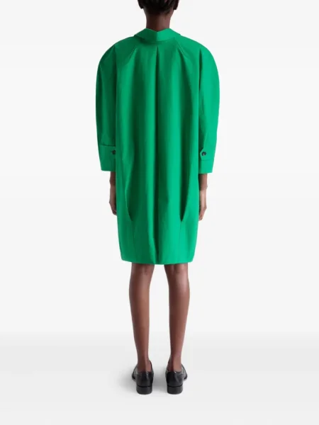 Palton Bally plisat verde