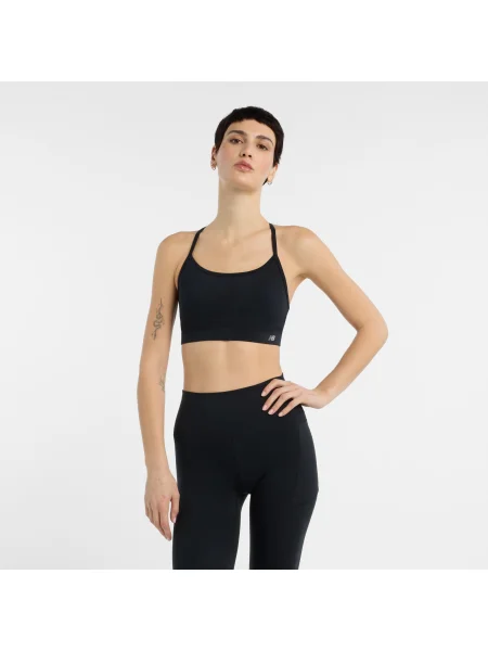New balance Sutien sport Essential negru alb