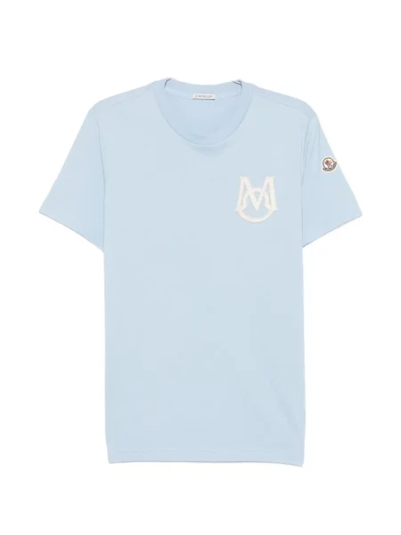 Tricou Moncler cu autograf albastru