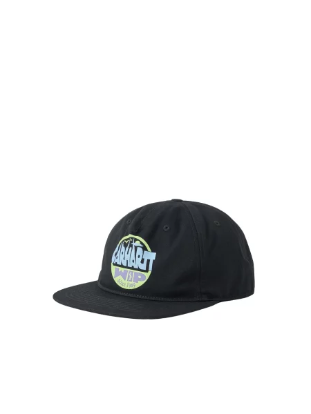 Carhartt WIP Șapcă albastru deschis / galben deschis / mov deschis negru