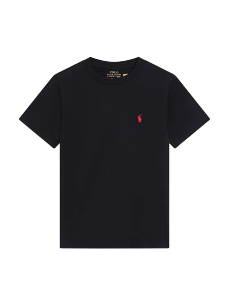 Koszulka polo Polo Ralph Lauren z dżerseju czarna