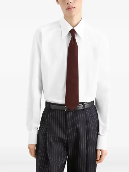 Cravată Dolce & Gabbana din satin maro
