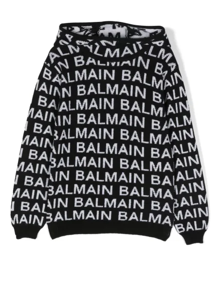 Sweter dziecięcy Balmain czarny