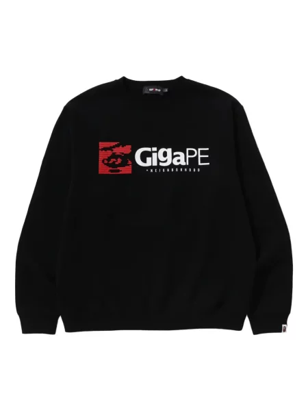 Hanorac crewneck Neighborhood cu imagine negru