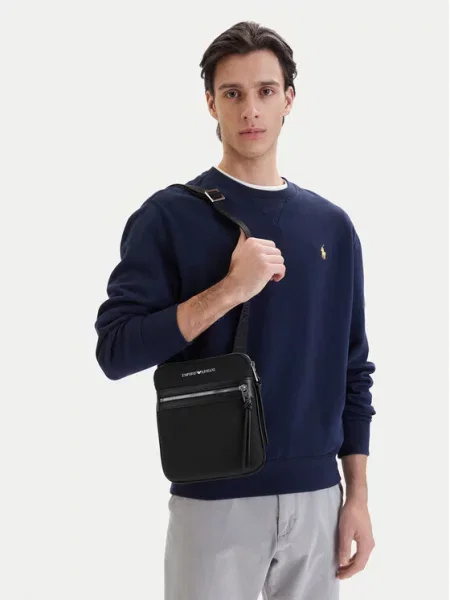 Emporio Armani Torbica za okrog pasu črna