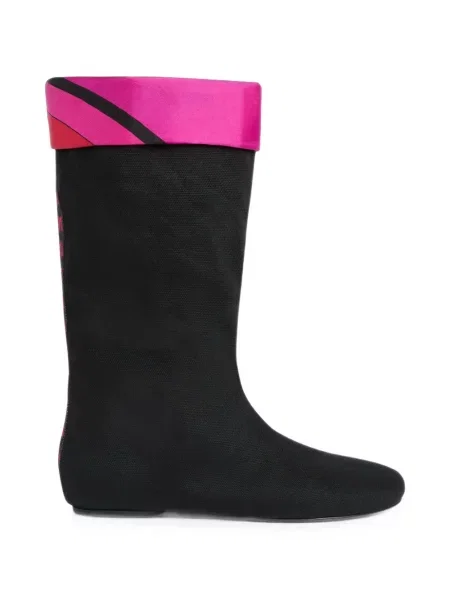 Botine Pucci cu imagine negru
