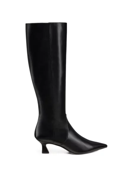 Кожени ботуши Stuart Weitzman черно