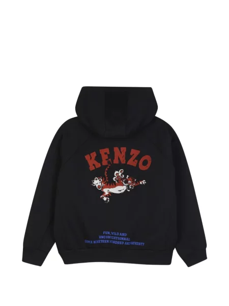 Bluza z kapturem dziecięca Kenzo niebieska