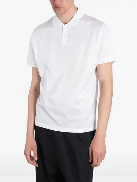 Scurt tricou polo Tokyo alb