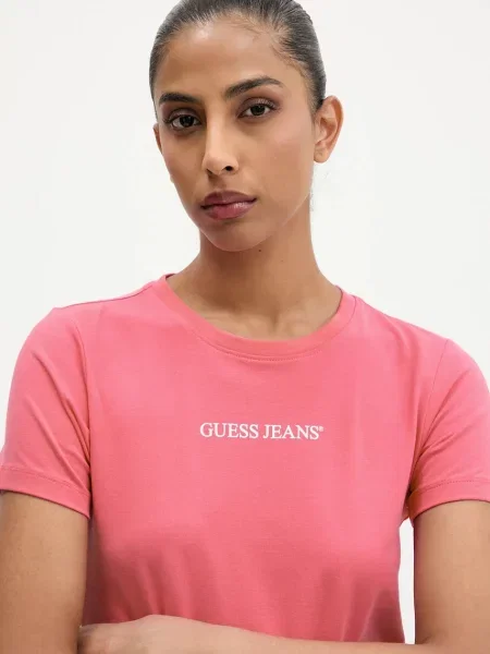 Футболка Guess Jeans желтая