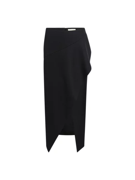 Spódnica Khaite wełniana czarna