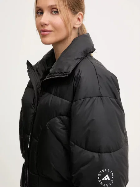 Укороченная куртка Adidas By Stella Mccartney черная