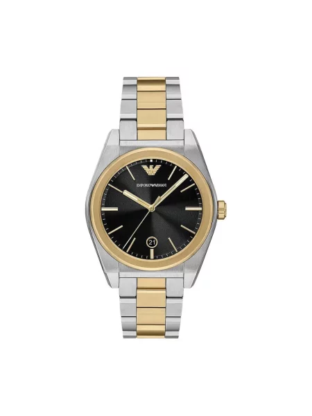 Emporio Armani zegarek srebrny szary