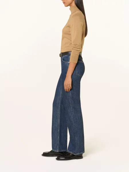Gant Rovné Džíny dark blue worn in modré