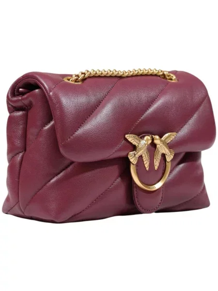 Geanta crossbody Pinko din piele roșu