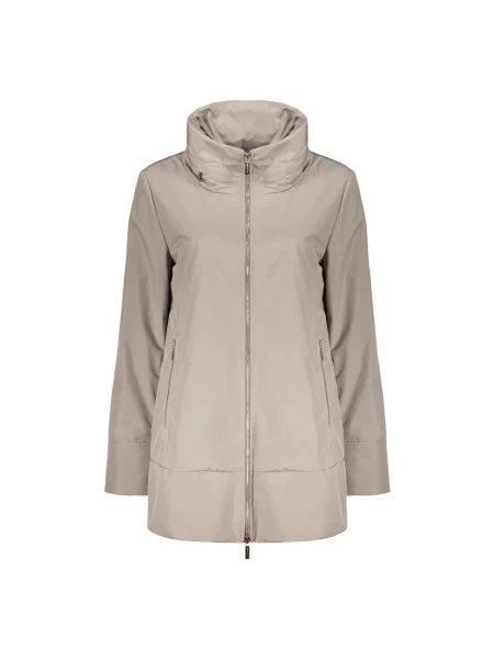 Kurtka Moorer z kapturem szara