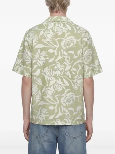 Cămașă Hed Mayner cu model floral verde