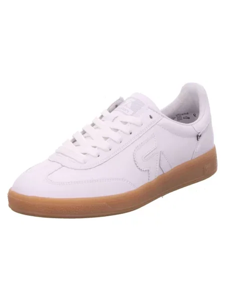 Sneakersy Rieker casual skórzane białe