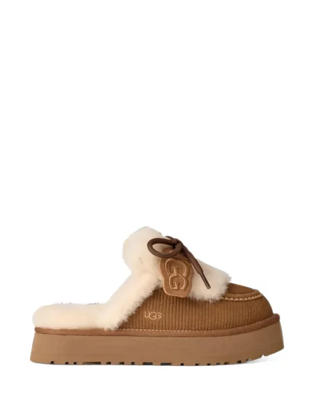Papuci de casă Ugg cu platformă maro