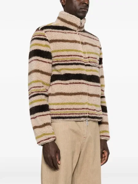 Ursuleț de pluș cardigan Moncler cu dungi