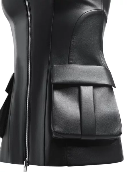 Top Manière De Voir din piele negru