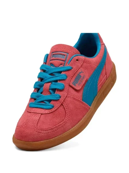 Sneakerși Puma Suede din piele de căprioară roșu