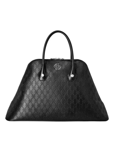 Torebka Philipp Plein skórzana czarna