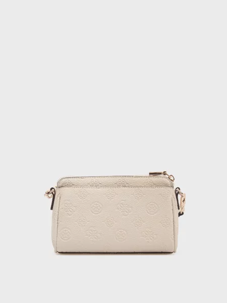 Шкіряна сумка Guess біла