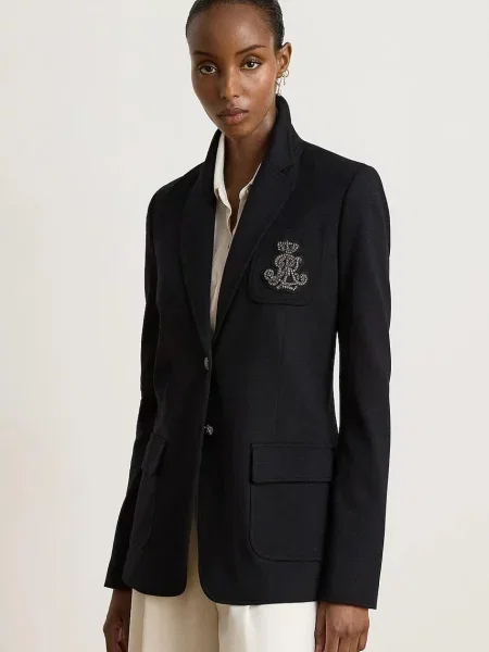 Lauren Ralph Lauren sako s viskózou černé