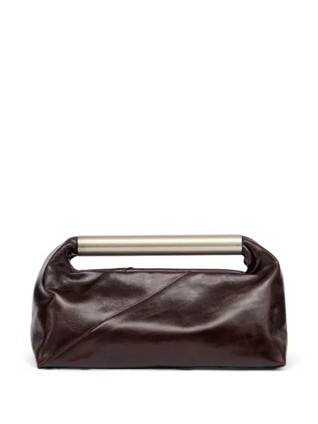 Geantă shopper Mm6 Maison Margiela din piele maro