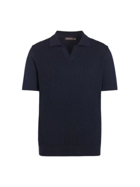 Polo Oscar Jacobson niebieskie