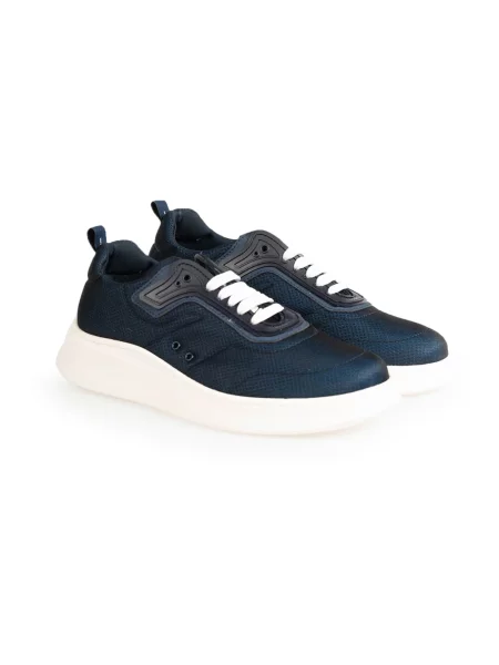 Sneakersy Baldinini skórzane niebieskie