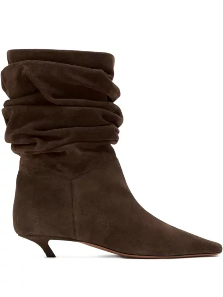 Боти Amina Muaddi кафяво