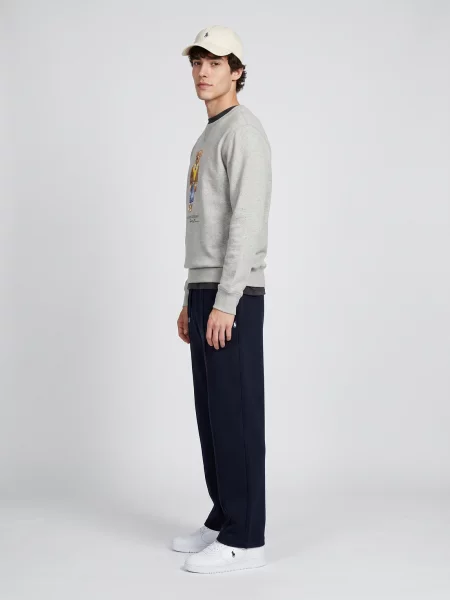 Pletené bežecké nohavice Polo Ralph Lauren modrá