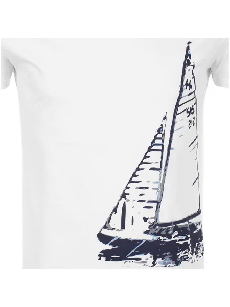 Tricou Vent Du Cap alb