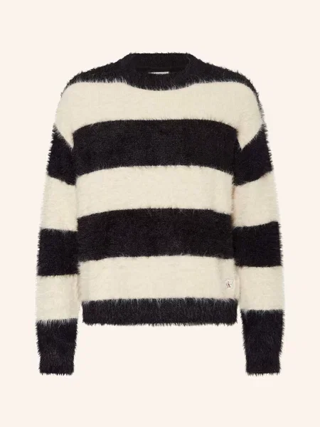 Calvin Klein Sweter grau biały