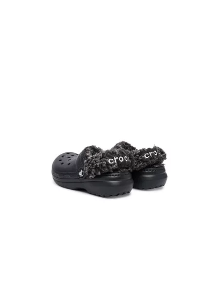 Šľapky Crocs Classic Fleece Lined Clog K čierna