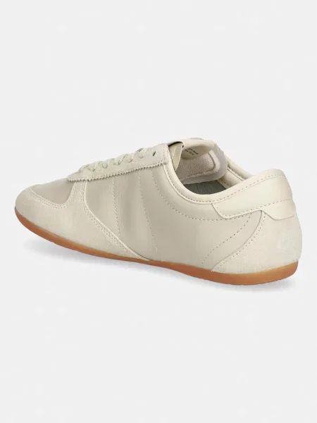 Tommy Jeans TJ BALLET SNEAKER sneakersy skórzane beżowe