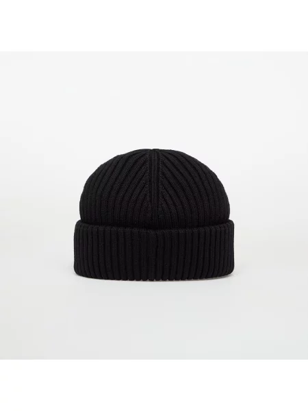FRED PERRY Cotton Ribbed Beanie Black Universal negru
