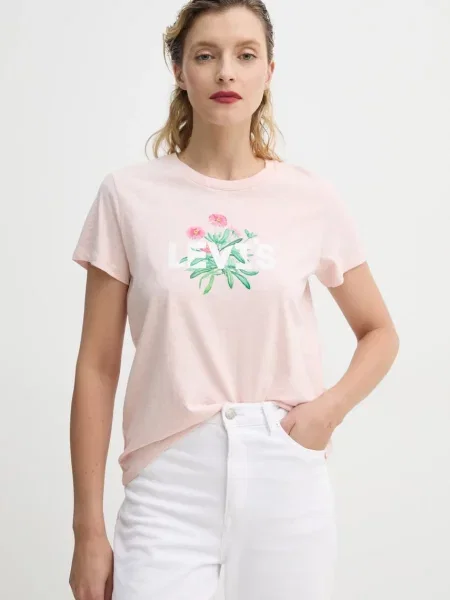 Тениска Levi's THE PERFECT TEE розово