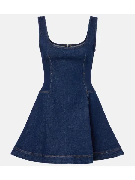 Rochie din denim Simkhai albastru
