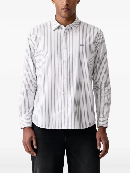 Prugasti ruksak Levi's® visoki struk siva