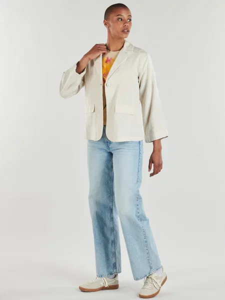 Blézer ruha Vila bézs