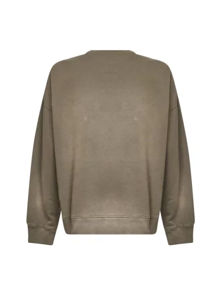 Bluza nierozpinana Golden Goose retro z okrągłym dekoltem beżowa