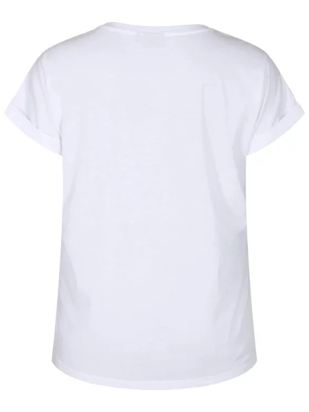 Zizzi Tricou Katja' alb